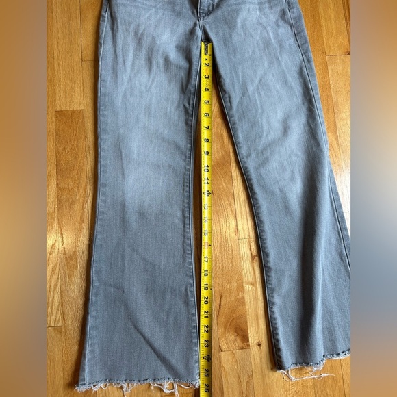 Hudson Jeans Grey Blair High Rise Cropped Bootcut Jeans size 27 - Picture 11 of 12